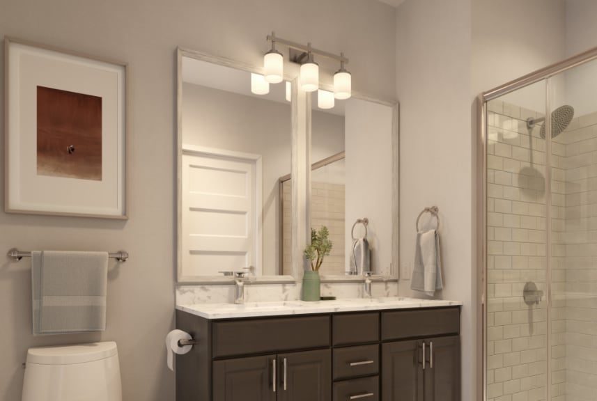 Plainfield apartment bathroom